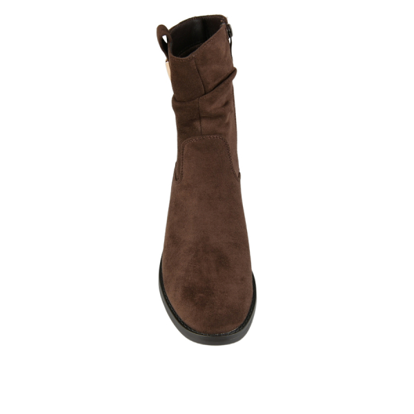 lady's boots textile brown 0162417