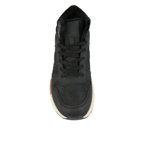 men's boots synthetic leather black 0162603