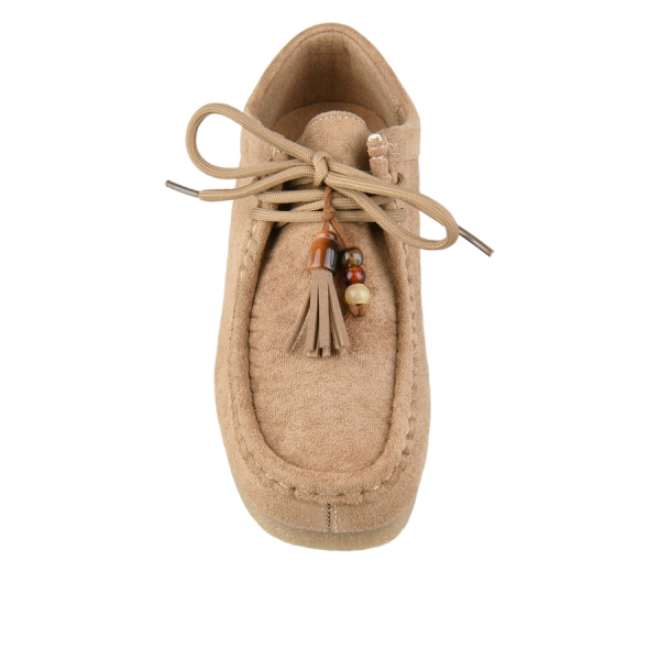 lady's shoes textiles beige 0162322