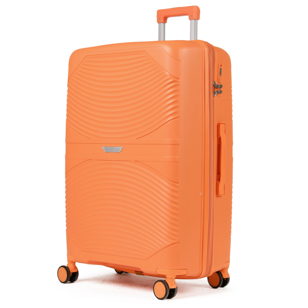 big suitcase polypropylene orange 0161435