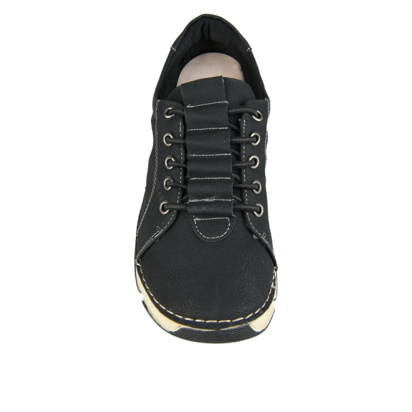 lady's shoes synthetic leather black 0162747