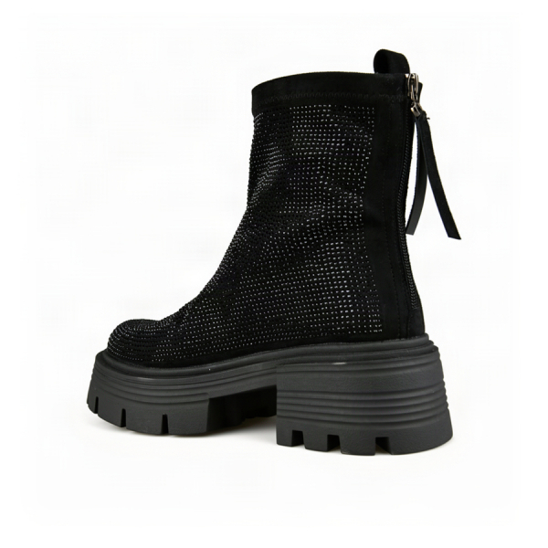 lady's boots textile black 0162413