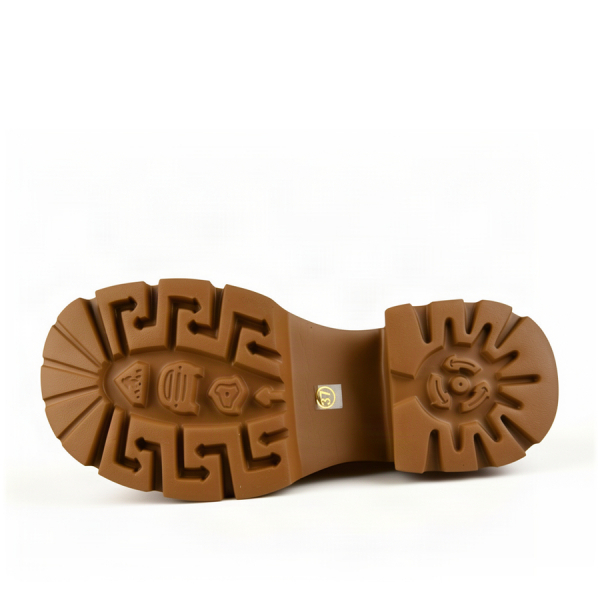 lady's boots genuin leather brown 0162661