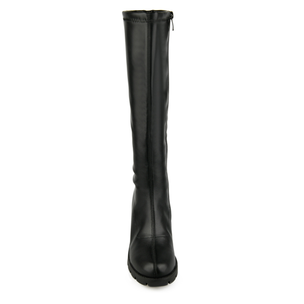 lady's high boots synthetic leather black 0162024