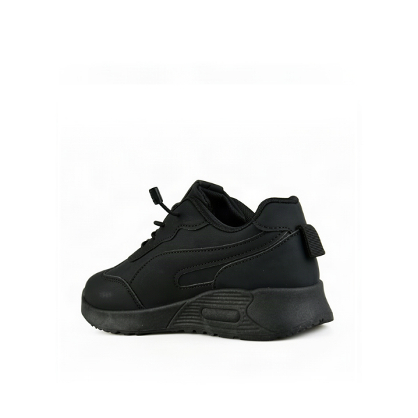 kids sneakers synthetic leather black 0164180