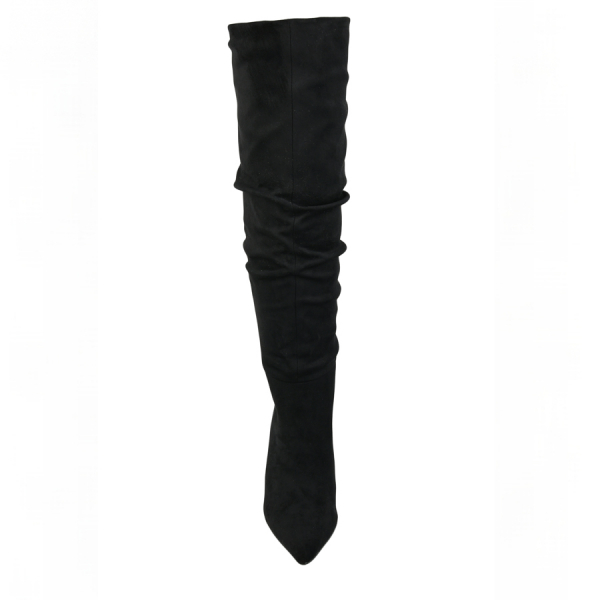 lady's high boots textile black 0162103