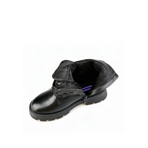 kids boots synthetic leather black 0162542