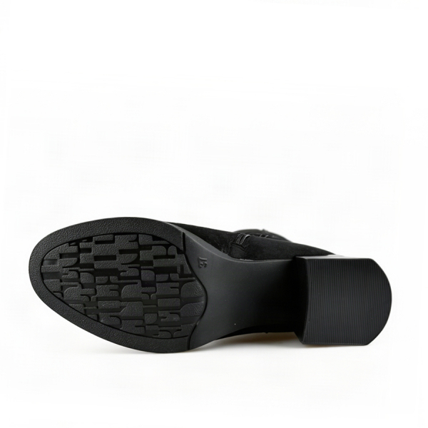 lady's high boots textile black 0163406