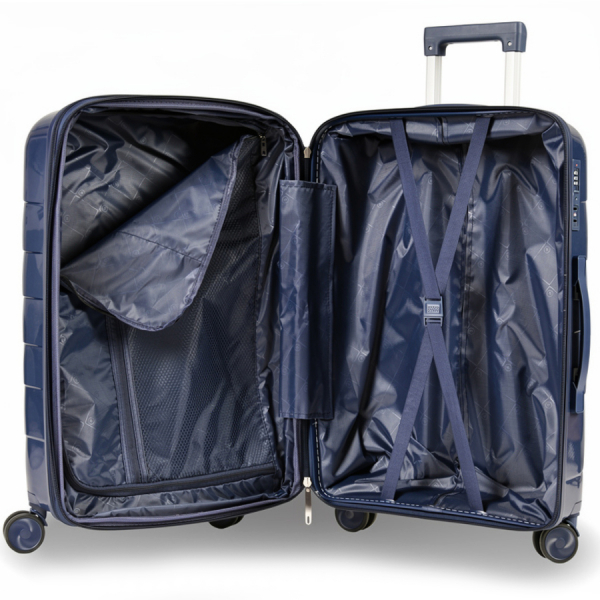 big suitcase polypropylene  tŭmno sin dark blue 0161594