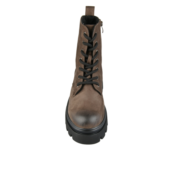 lady's boots textile brown 0163221