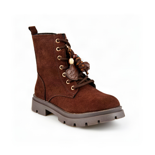 kids boots textiles brown 0162539