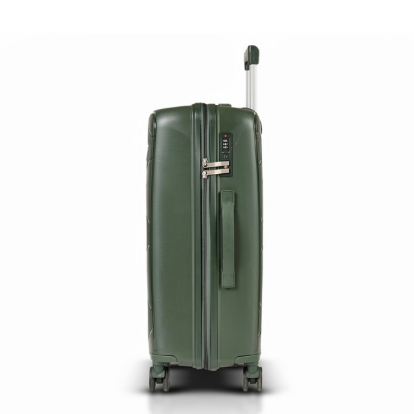 medium suitcase polypropylene dark green 0161581