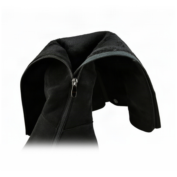 lady's high boots textile black 0163406