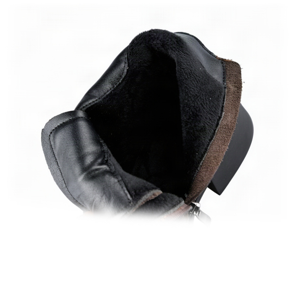 lady's boots genuin leather brown 0163410