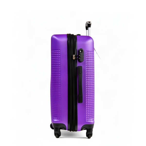 medium suitcase ABS plastic purple 0163688