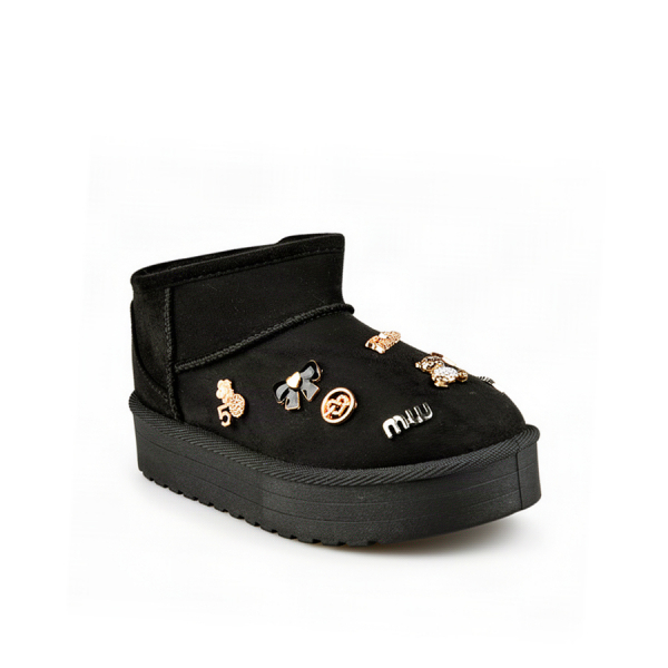 kids boots textiles black 0162550