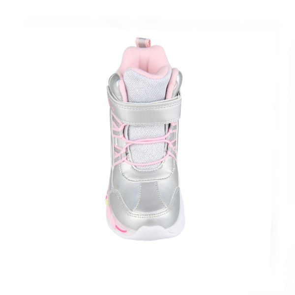 kids boots synthetic leather silver  0162290