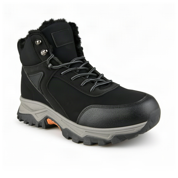 men's boots synthetic leather black 0162636
