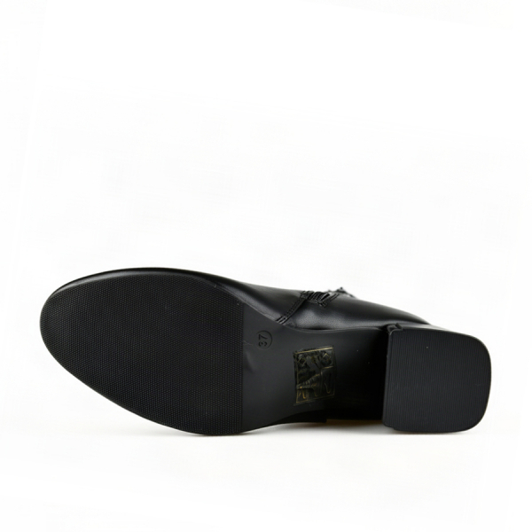 lady's high boots synthetic leather black 0162432