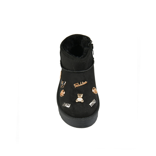kids boots textiles black 0162550