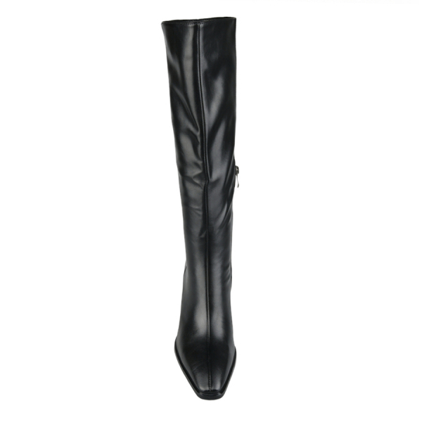 lady's high boots synthetic leather black 0162101