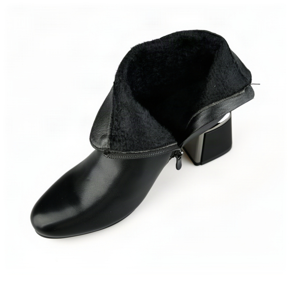 lady's boots synthetic leather black 0162428