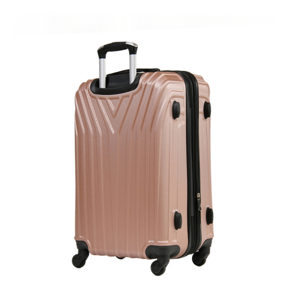 medium suitcase ABS plastic pink 0163667