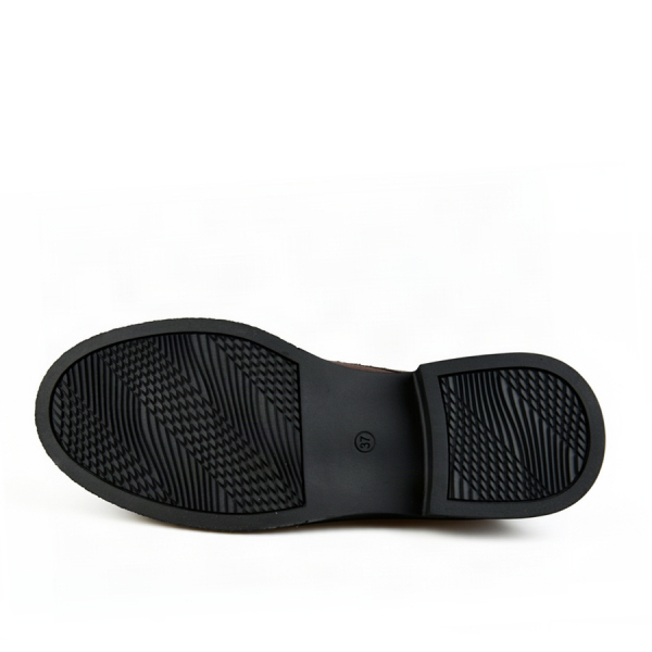 lady's shoes textile brown 0162887