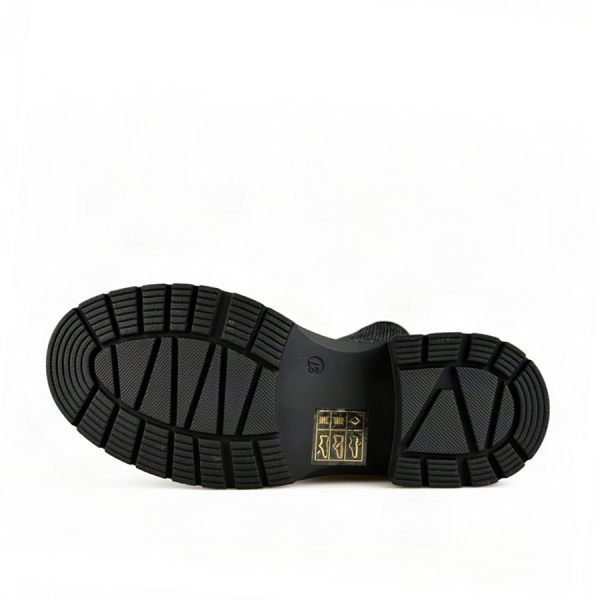 lady's high boots textile black 0162444