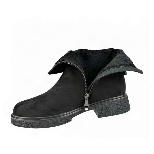 lady's boots textile black 0163398