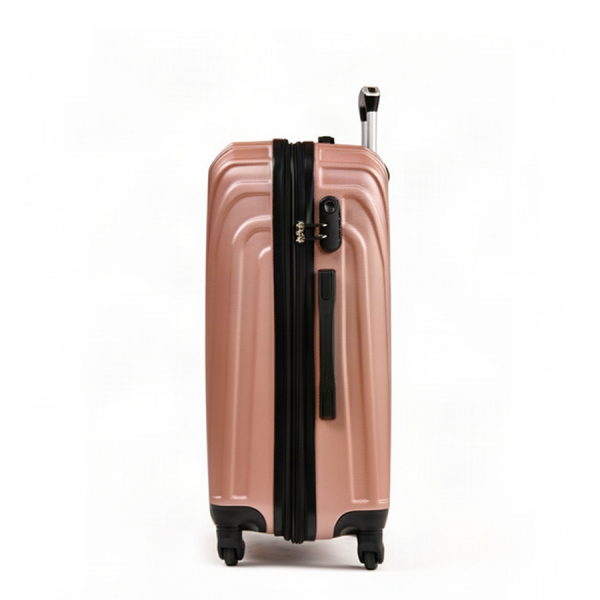 medium suitcase ABS plastic pink 0163667