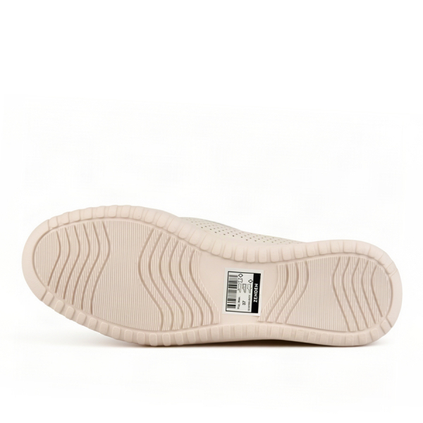 lady's shoes genuine leather/eco leather beige 0163739