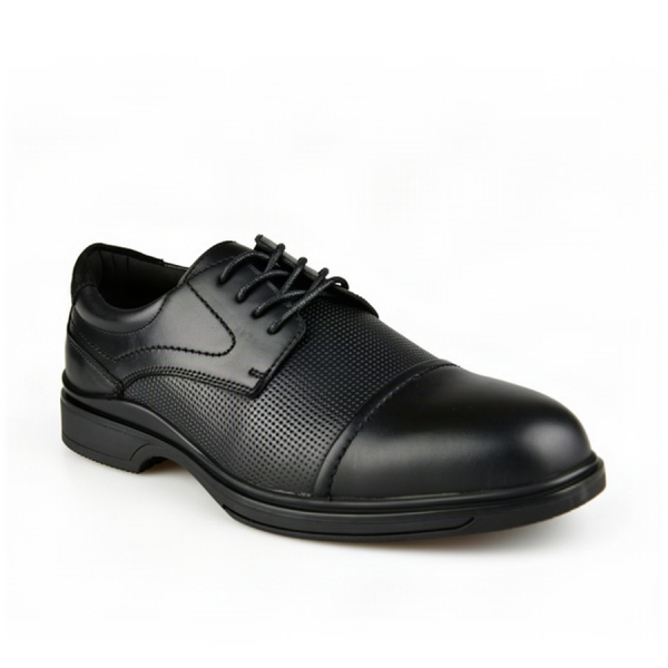 men's shoes genuin leather black 0162947
