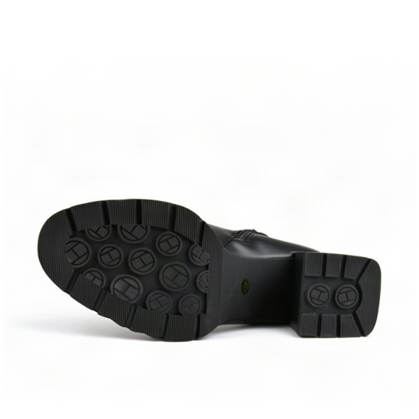 lady's high boots textile/synthetic leather black 0162116