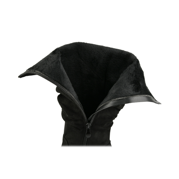 lady's high boots textiles black 0162022