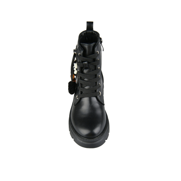 kids boots synthetic leather black 0162538