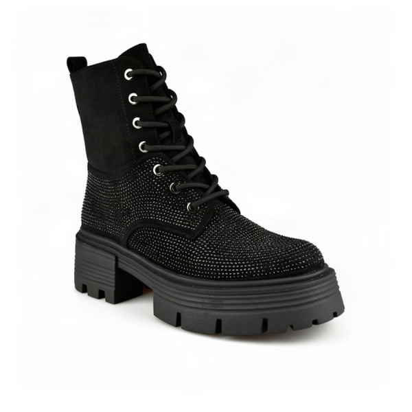 lady's boots textile black 0162415