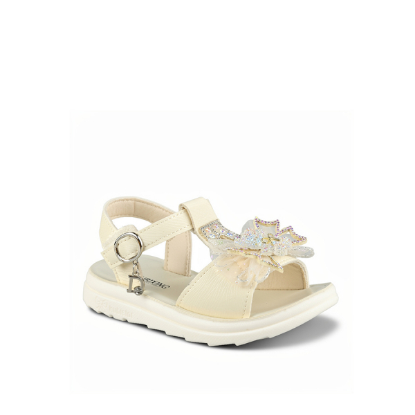 kids sandals synthetic leather white