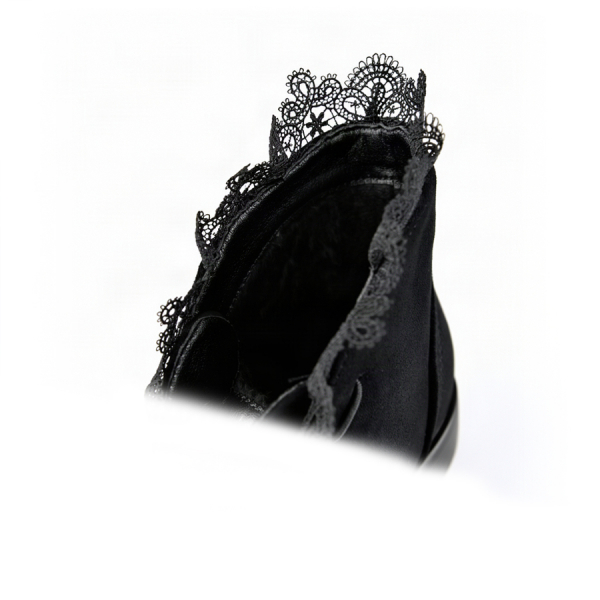 lady's boots textile black 0162468