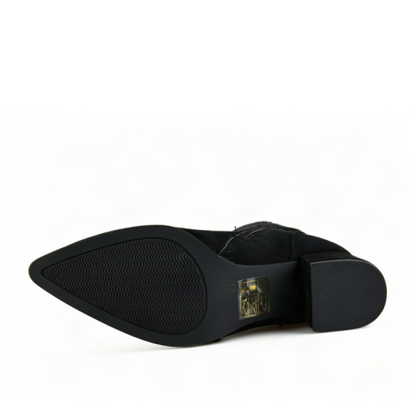 lady's high boots textile black 0162573