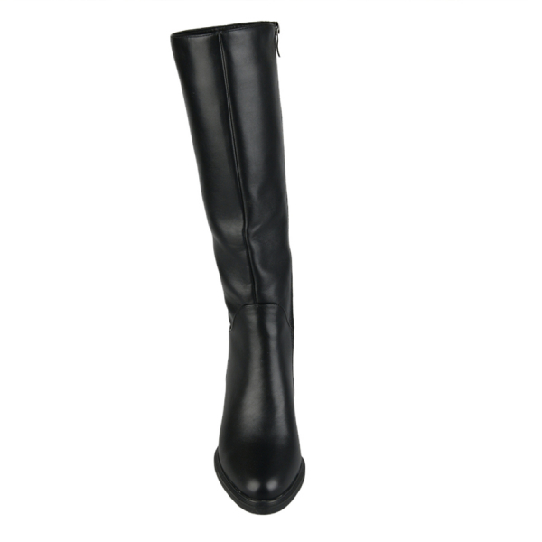 lady's high boots synthetic leather black 0163404