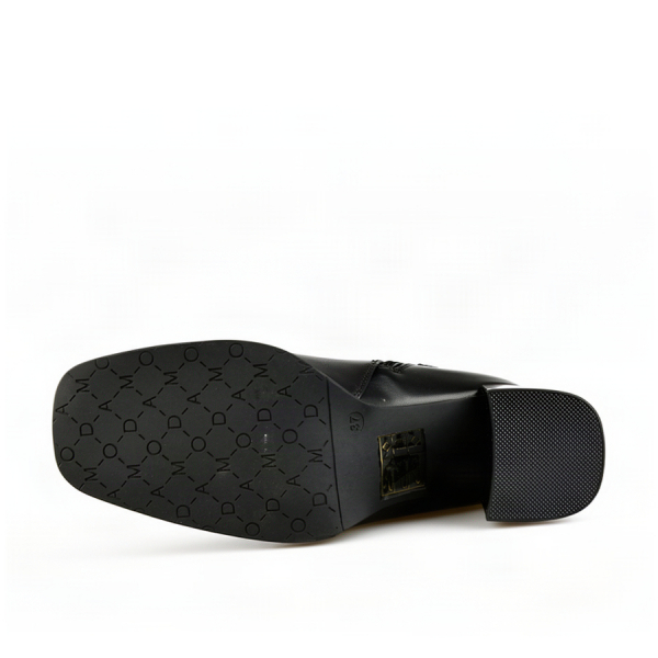 lady's high boots synthetic leather black 0162497