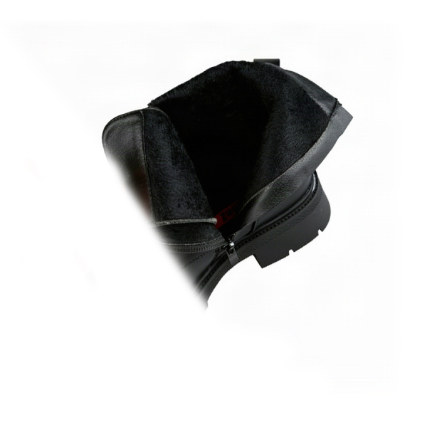 lady's boots synthetic leather black 0162453