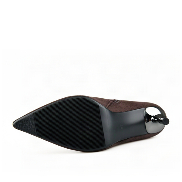 lady's boots textile brown 0162115